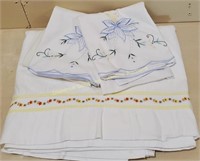 Embroidered Bed Linens