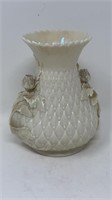 c1930 Beleek Thistle Pineapple Vase Porcelain