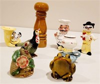 Vintage Ceramic S&P Shakers - Various Mixed