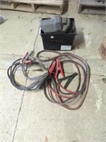 Jumper cables and battery case