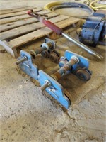 2 Demag pulley lift guides