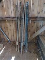 Lot of metal 6' snow posts