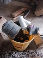 Trash can full of plumb quick and other