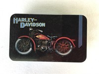 HARLEY-DAVIDSON PLAYING CARDS IN TIN 2 DECKS