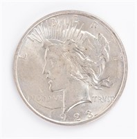 Coin 1923-D Peace Dollar, Gem BU