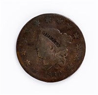 Coin 1829 Coronet Head Large Cent, VG