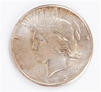 Coin 1923-S Peace Dollar, Gem BU