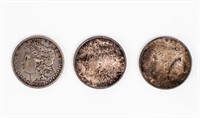 Coin 3 Morgan Silver Dollars,'82-S,'79-P,'89-P