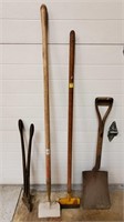 Shovel, Ice Scrappers, Assorted Tools