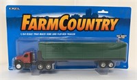1/64 H&S 1960 Mack Semi and Hay Flatbed Trailer