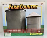 1/64 Farm Country Grain Bin Playset