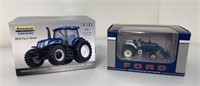 1/64 New Holland and Ford Tractor