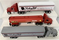 1/64 3 Ertl Trucks (Gas Stations)