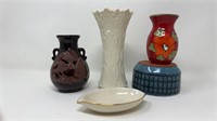 Lenox Woodland Vase Italian Pottery Japan