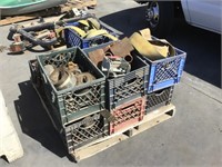 Large Lot of Straps & Winch Tie Downs
