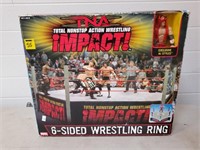 TNA 6-Sided Wrestling Ring w/ AJ Styles Figure
