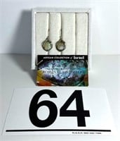 [F] Marked .925 Authentic Roman Glass Earrings