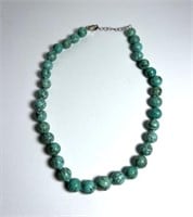 [F] Marked .925 Howlite Necklace