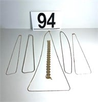 [F] Marked .925 Vermeil Necklace & Bracelet Lot