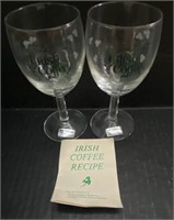 DUISKE 2 IRISH COFFEE CRYSTAL GLASSES RECIPE