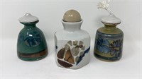 Japanese Pottery Lantern Oil Lamp