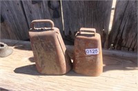 LOT OF TWO LARGE COW BELLS