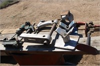 LOT OF TWO PIPE MOUNT DRILL PRESSES