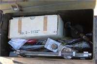 AMMO BOX AND CONTENTS CHAINSAW TOOLS