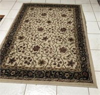 Carpet Olefin Oriental Style 3.5" x 5.5" with Pad