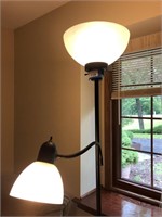 2 Light Floor Lamp 6' H