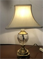 Small Nightstand Table Lamp Crystal with Polished