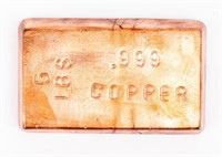 Coin Five Pound .999 Copper Bar