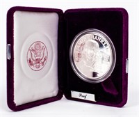 Coin Ben Franklin Firefighters Silver Medal,Proof