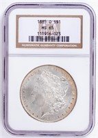 Coin 1885-O Morgan Silver Dollar, NGC-MS65