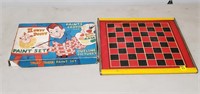 Howdy Dowdy Paint Box (EMPTY) & Chinese Checkers