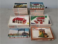 Lot of Assorted Plasticville Buildings Grouping