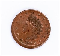 Coin 1863 NY Civil War Token, Gem RBN,Unc.