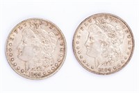 Coin 2 1884-P Morgan Silver Dollars,Both XF