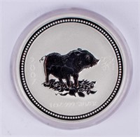 Coin Silver .999 Ounce, 2007 Year of the Pig
