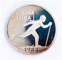 Coin Silver Round of 1988 Olympics, BU