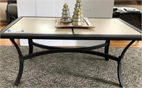 Hampton Bay Patio Coffee Table with Tile Top