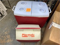 LOT OF 2 COOLERS