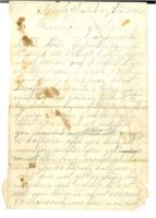 Lot #122 - Civil War Era Letter Dated: 4/7/1862