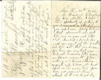 Lot #126 - Civil War Era Letter Dated: 11/20/1864