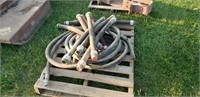 Pallet of Misc Hydrolic Hoses 1.75" - 1"