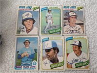 EARLY 1980S BLUE JAYS LOT