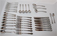 39 pcs.Oneidacraft stainless flatware