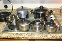 lot of various cookware
