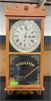 Regulator Clock - top wooden piece is not