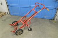 Orange 45-Gal Drum Cart